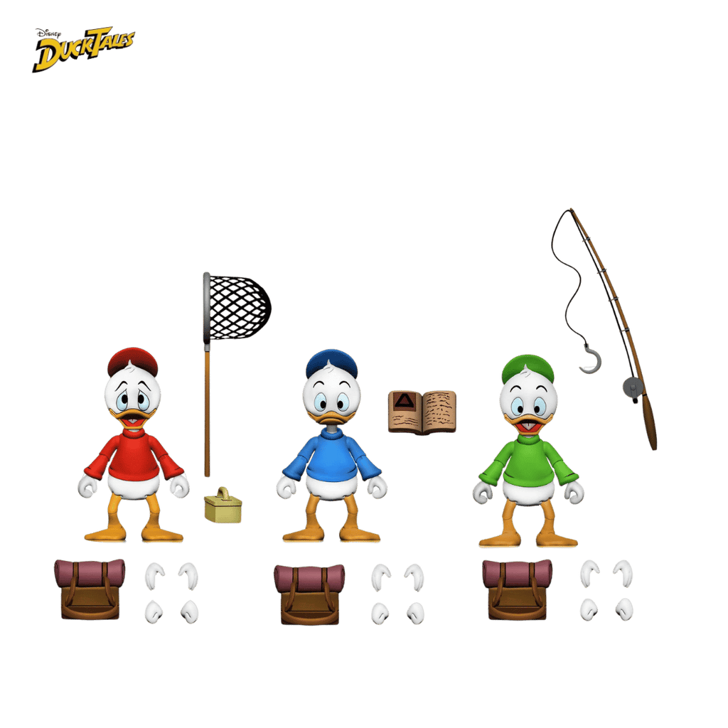 DuckTales Ultimate Actionfiguren 3er-Pack Huey, Dewey, and Louie 18 cm