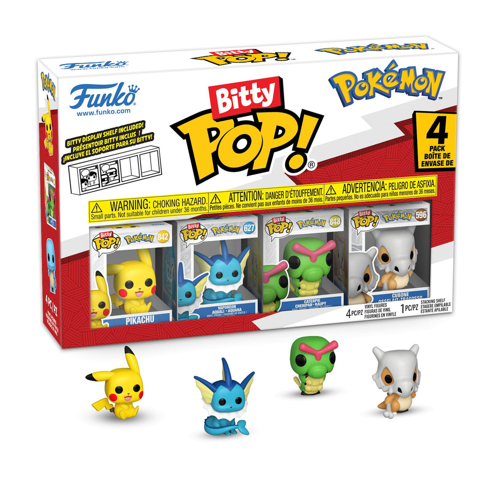 Pokémon Bitty POP! Vinyl figures pack of 4 (Series 1) 2 cm