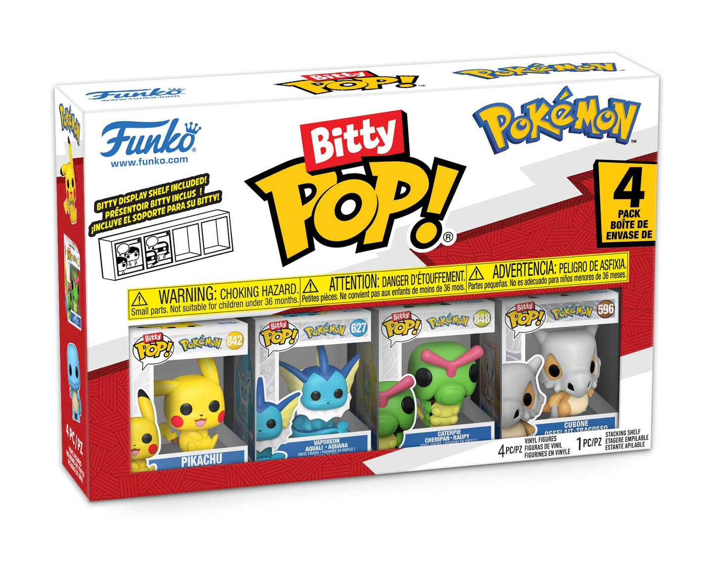 Pokémon Bitty POP! Vinyl Figuren 4er-Pack (Series 1) 2 cm