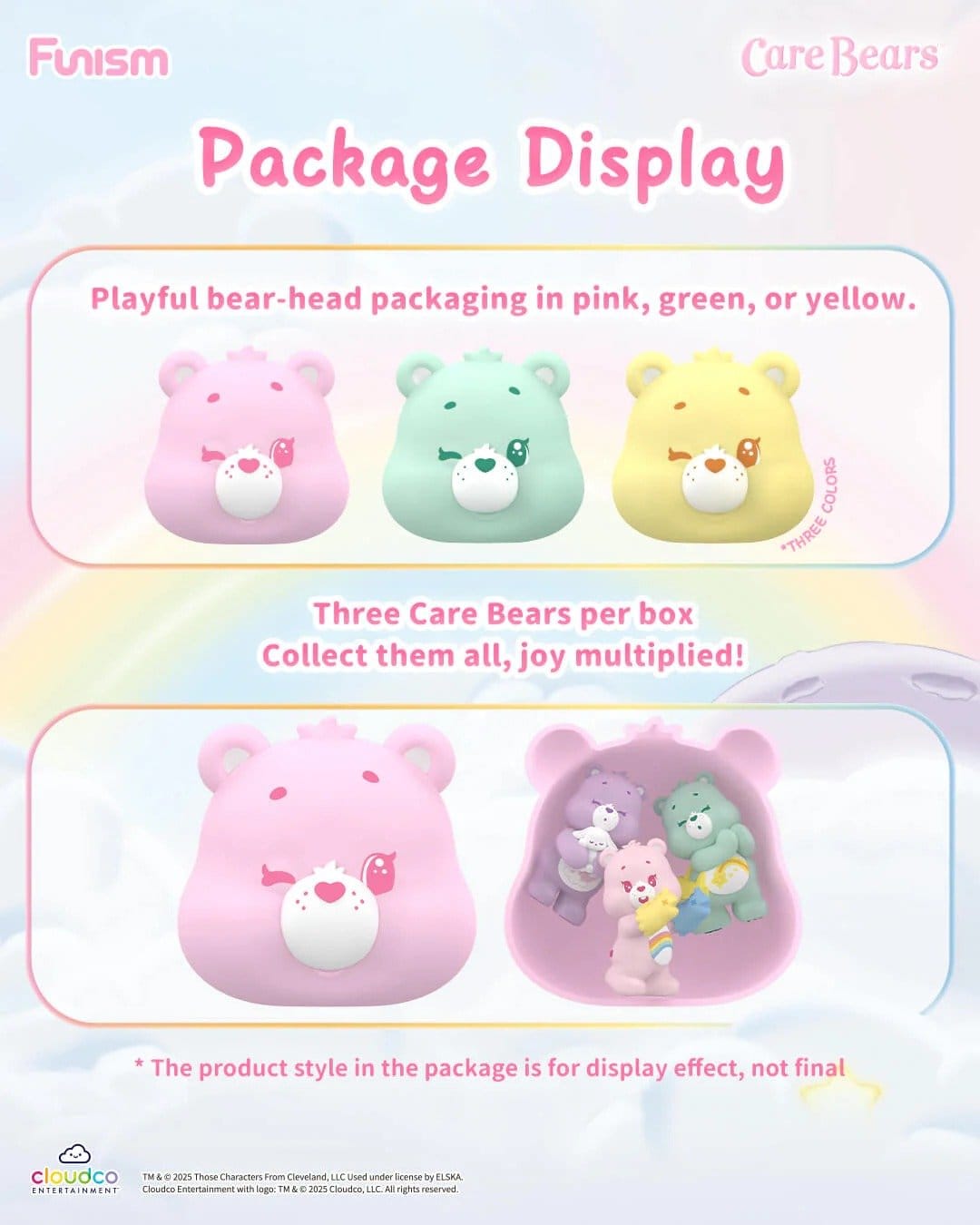 The Care Bears Blind Box Minifigures Little Things Cubby Face Series