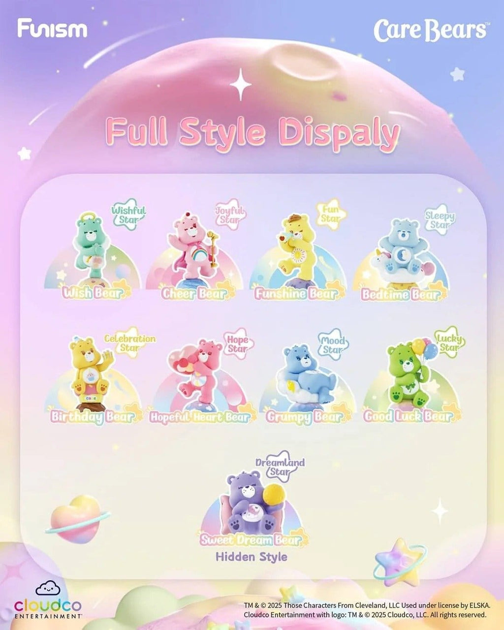 Die Glücksbärchis Blind Box Minifiguren Planet of Joy Series