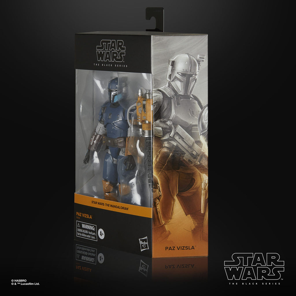 Paz Vizsla (BESCHÄDIGTE VERPACKUNG) Star Wars: The Mandalorian - Black Series Deluxe Figur 15 cm