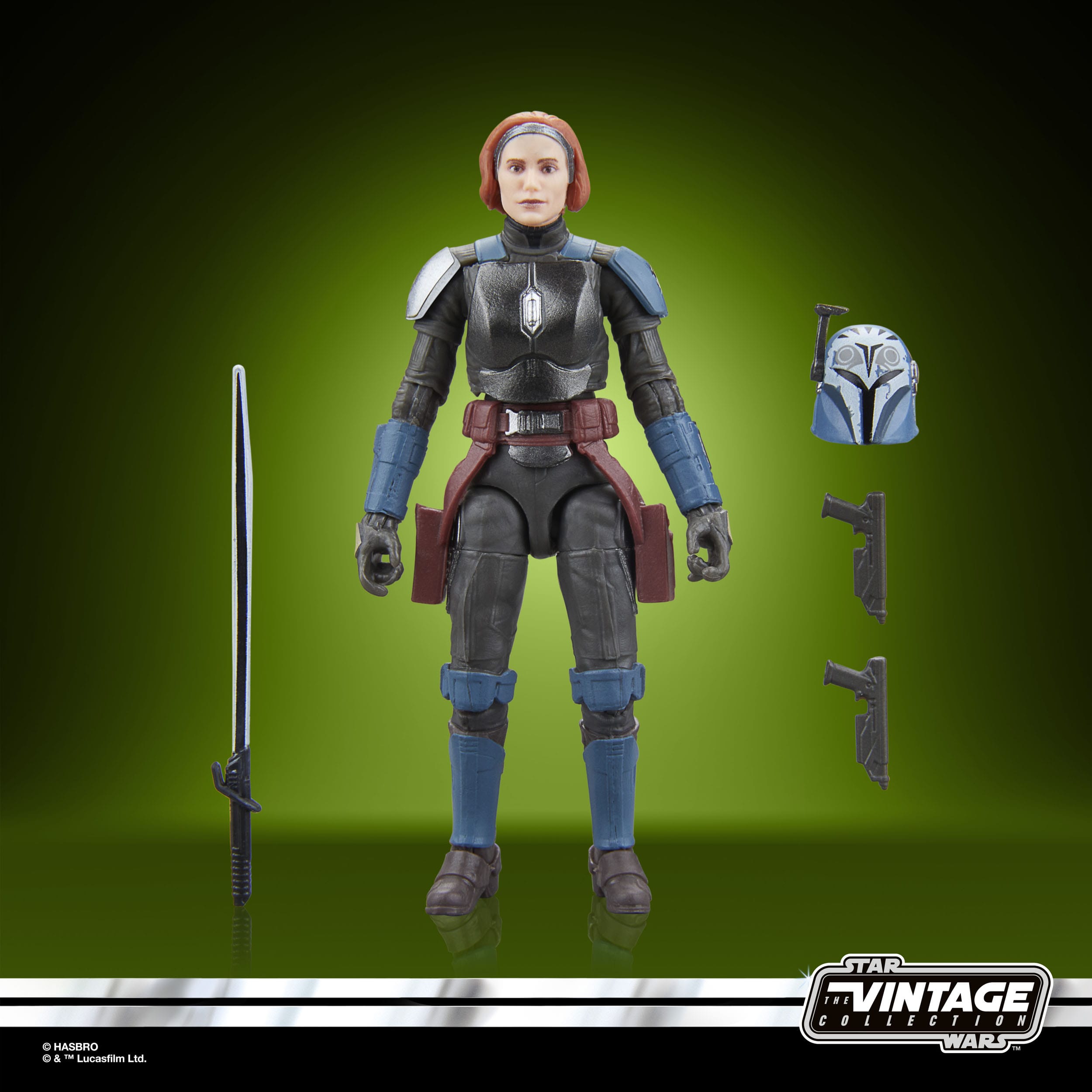 Bo-Katan Kryze (Plazir -15) Star Wars: The Mandalorian - Vintage Collection Actionfigur 10 cm