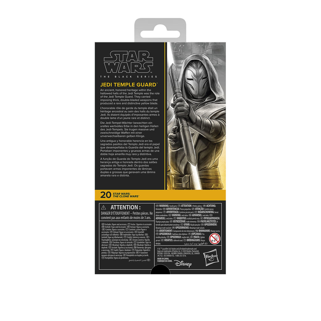 Jedi Temple Guard Star Wars: The Clone Wars - Black Series Actionfigur 15 cm