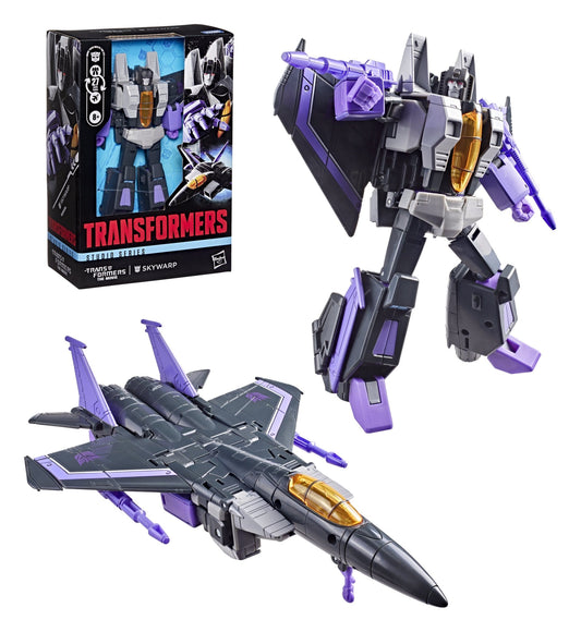 Skywarp Transformers - The Movie Studio Series Voyager Class Actionfigur 17 cm