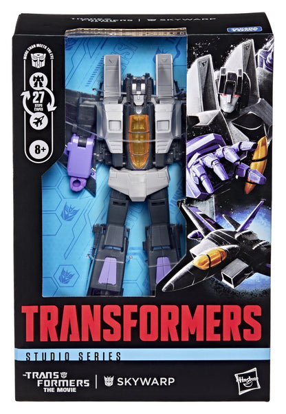 Skywarp Transformers - The Movie Studio Series Voyager Class Actionfigur 17 cm