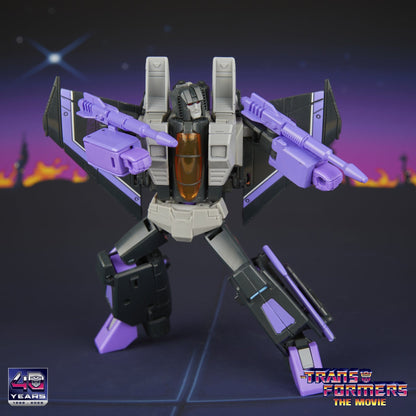 Skywarp Transformers - The Movie Studio Series Voyager Class Actionfigur 17 cm