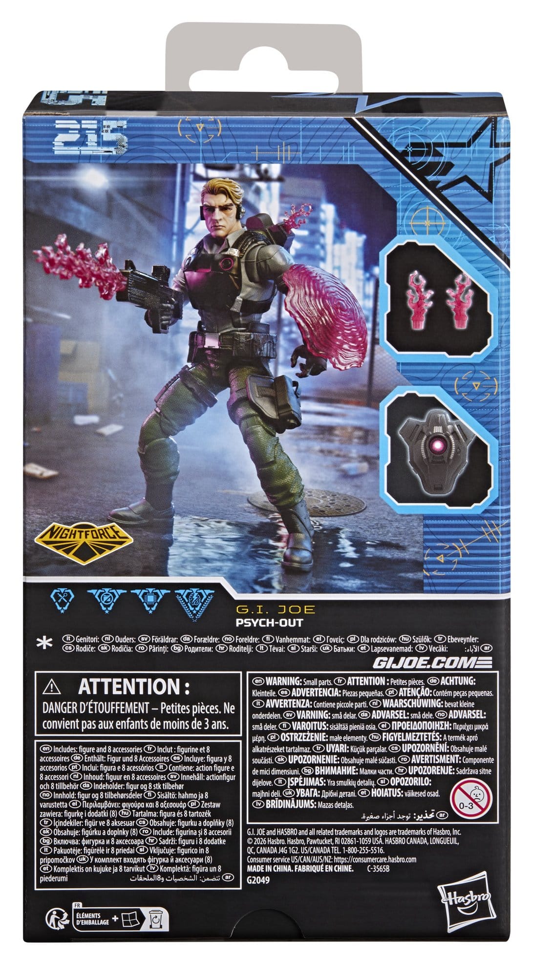 G.I. Joe Classified Series Actionfigur Night Force: Psych-Out 15 cm