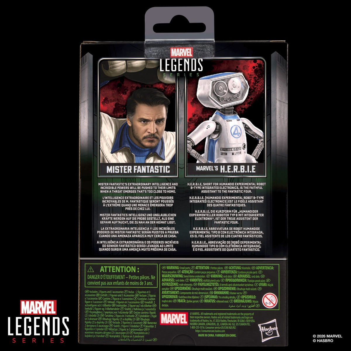 Mister Fantastic & Marvel's H.E.R.B.I.E. | Avengers - Doomsday | Marvel Legends Actionfiguren 2er-Pack 15 cm