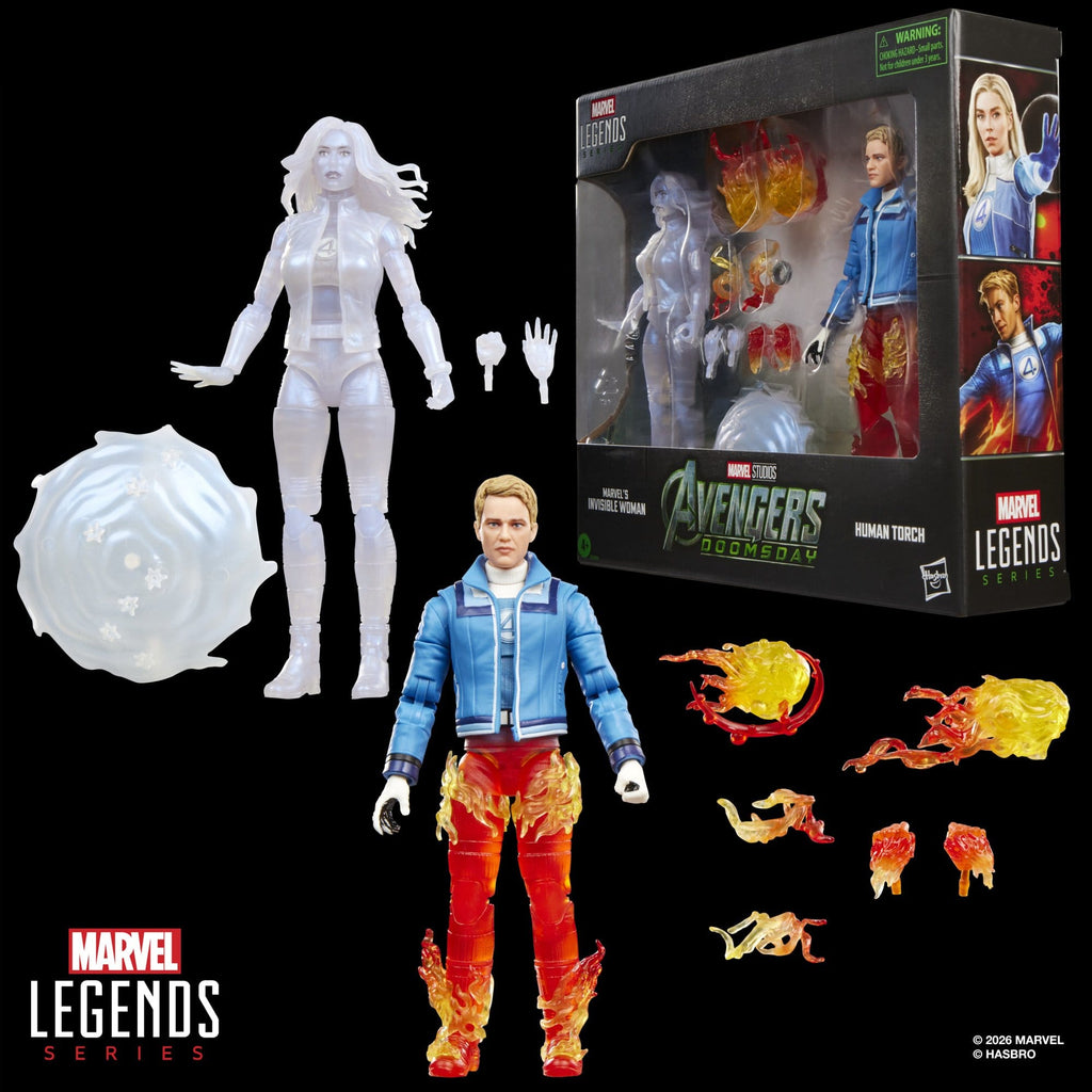 Marvel's Invisible Woman & Human Torch | Avengers: Doomsday | Marvel Legends Actionfiguren 2er-Pack 15 cm