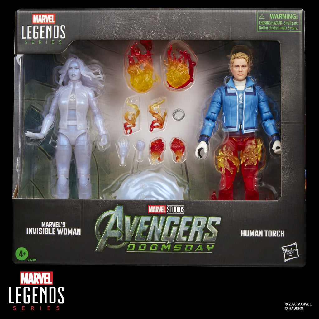 Marvel's Invisible Woman & Human Torch | Avengers: Doomsday | Marvel Legends Actionfiguren 2er-Pack 15 cm