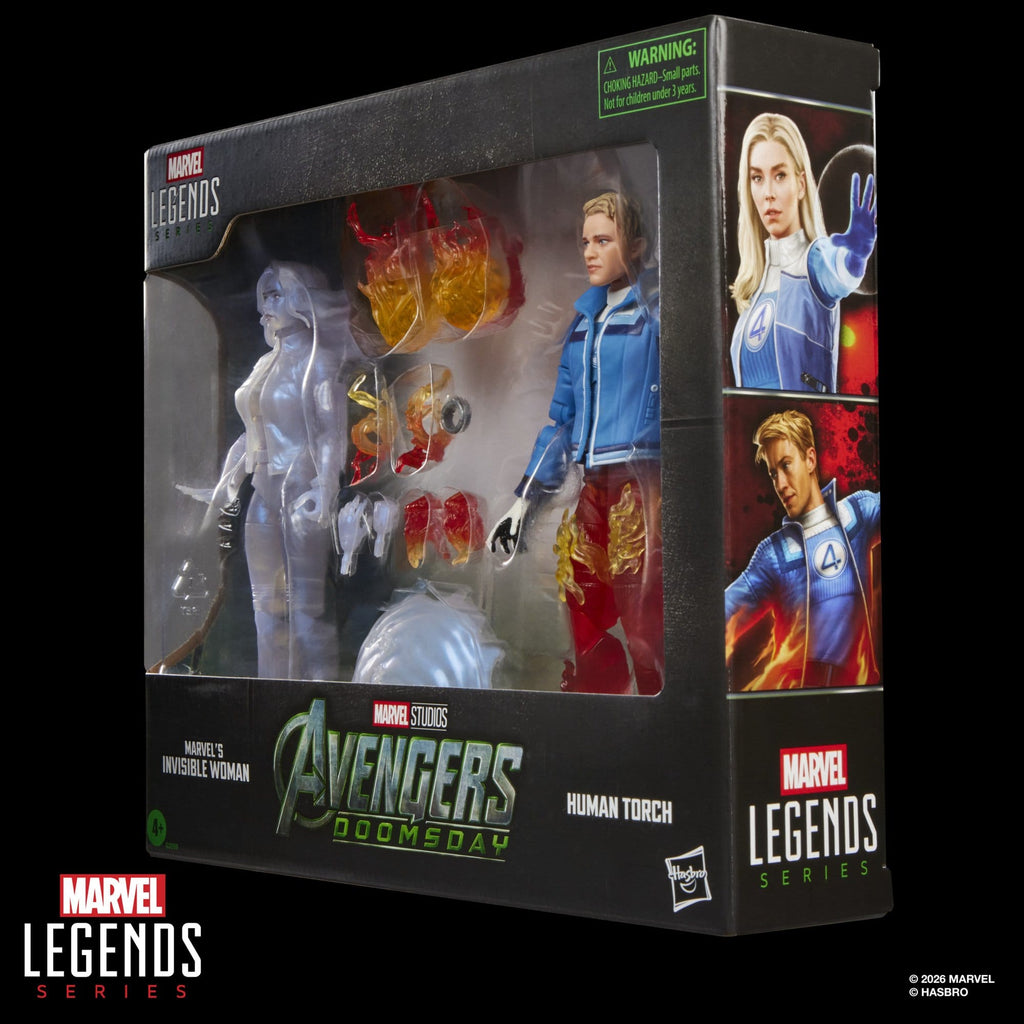 Marvel's Invisible Woman & Human Torch | Avengers: Doomsday | Marvel Legends Actionfiguren 2er-Pack 15 cm