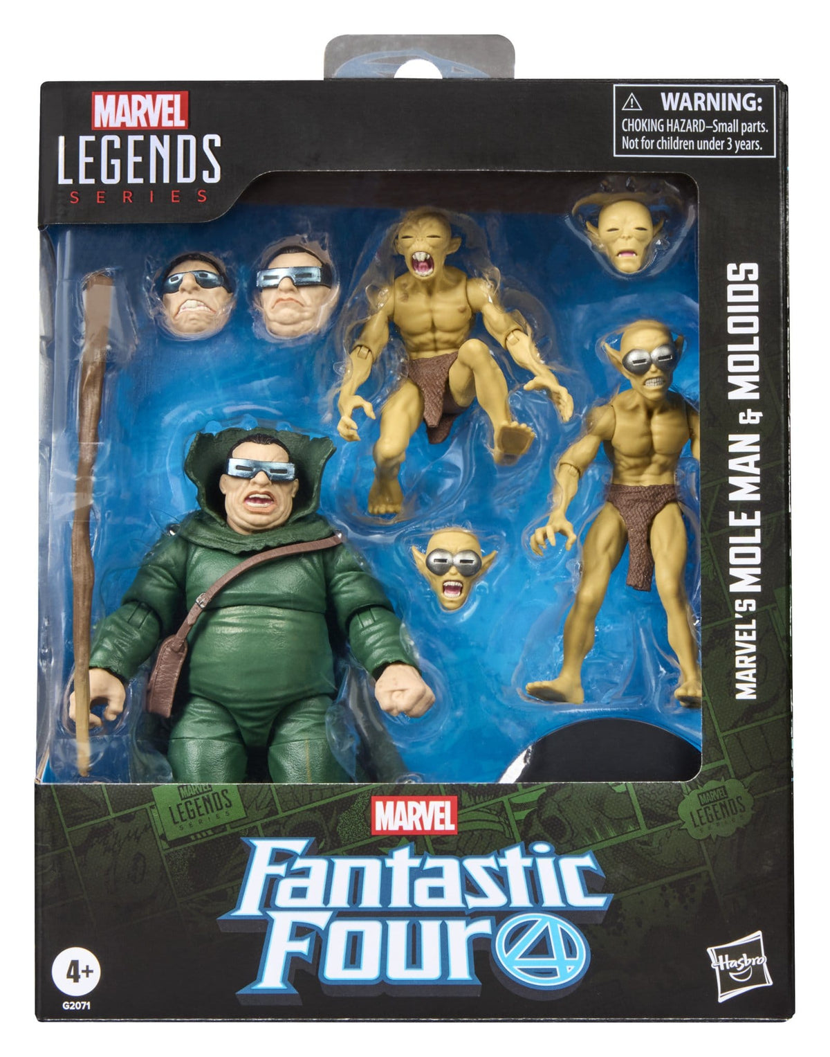 Marvel's Mole Man & Moloids | Fantastic Four | Marvel Legends Actionfiguren 3er-Pack 15 cm