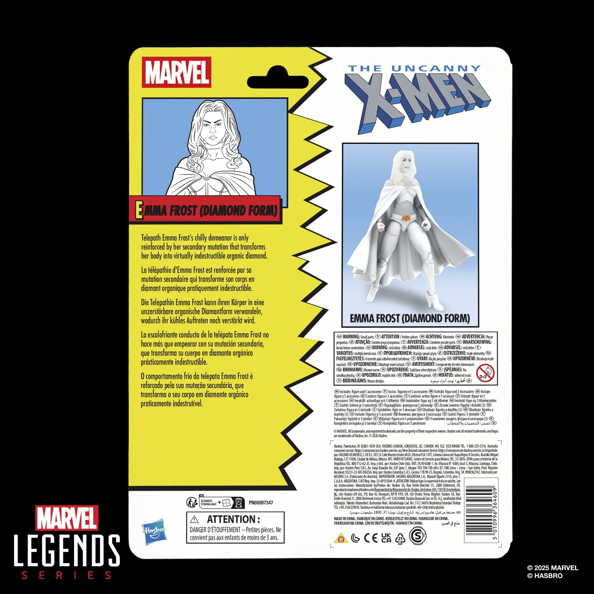 Emma Frost (Diamond Form) The Uncanny X-Men Marvel Legends Actionfigur 15 cm