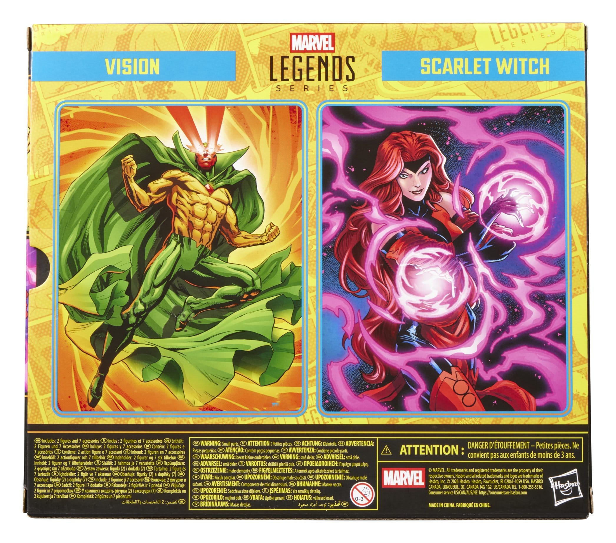 Vision & Scarlet Witch | Avengers Marvel Legends | Actionfiguren 2er-Pack 15 cm