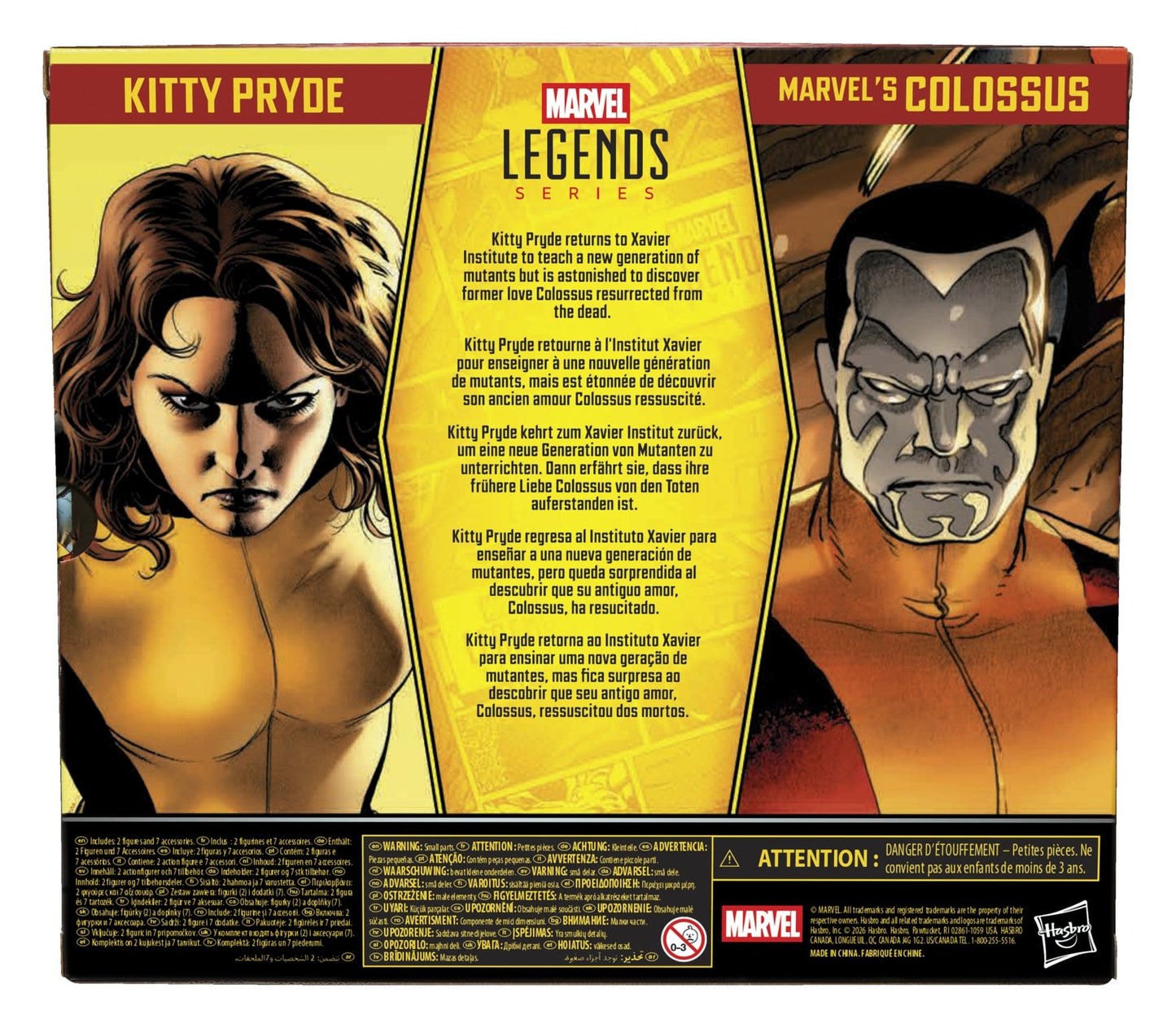 Kitty Pryde & Marvel's Colossus Astonishing X-Men Marvel Legends Action Figures 2-Pack 15cm