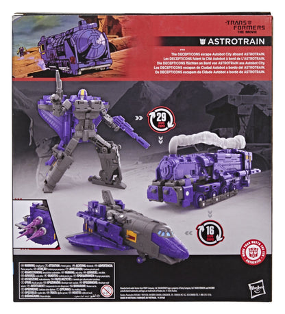 Astrotrain Transformers - The Movie Studio Series Leader Class Actionfigur 17 cm