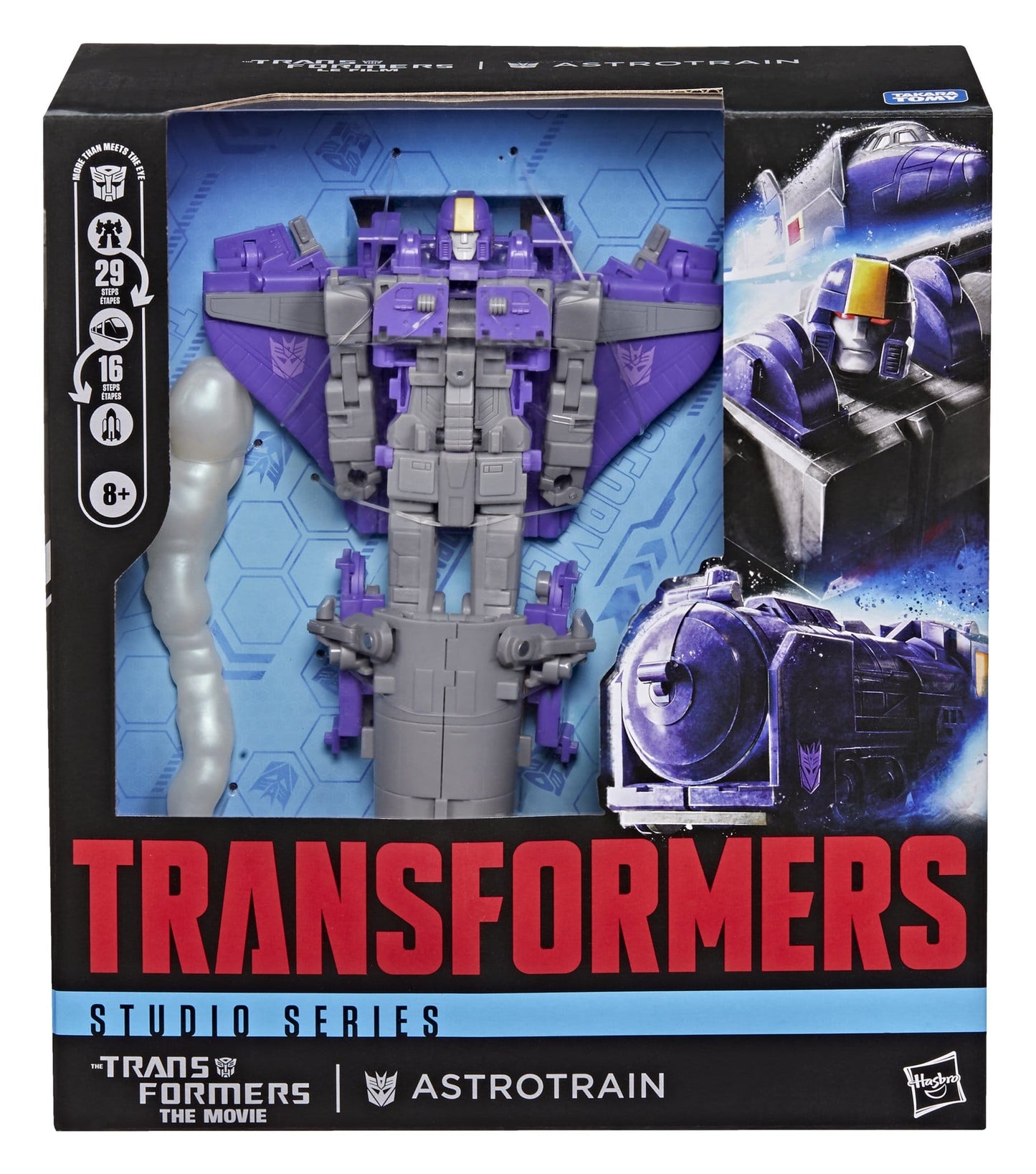 Astrotrain Transformers - The Movie Studio Series Leader Class Actionfigur 17 cm