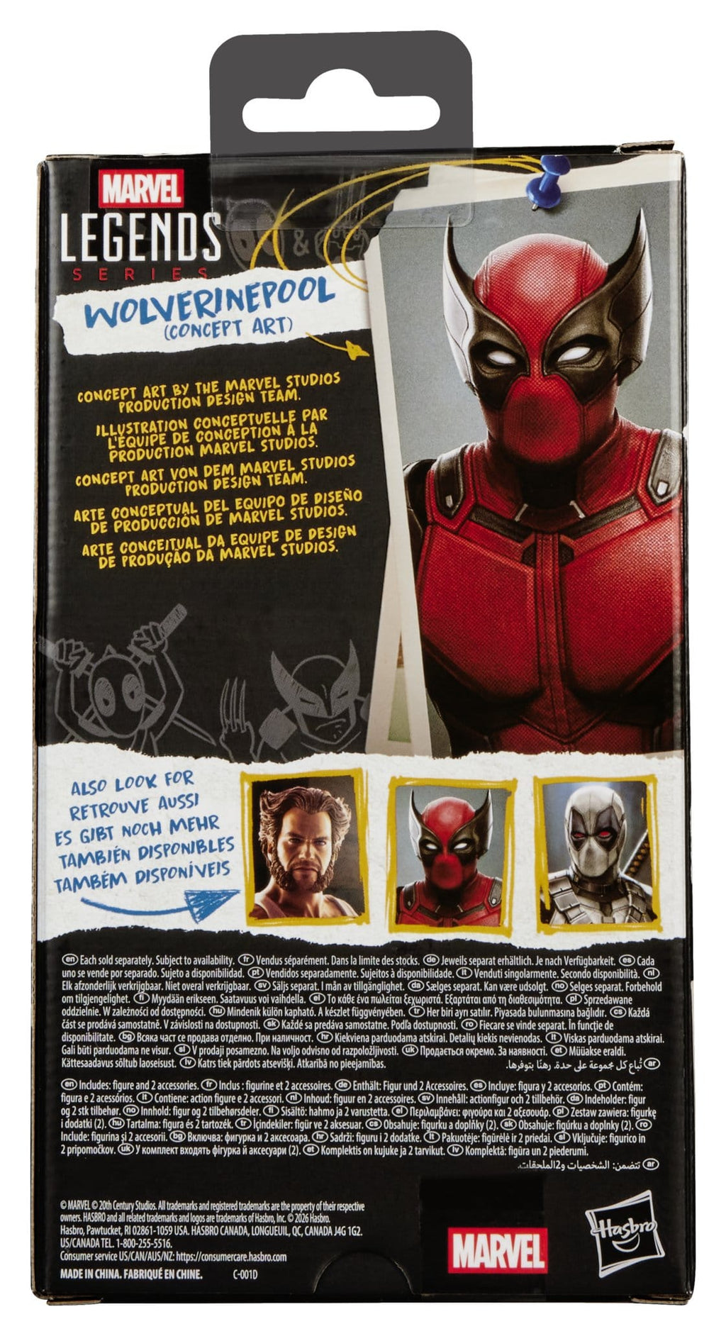 Wolverinepool (Concept Art) - Deadpool & Wolverine Marvel Legends Actionfigur 15 cm