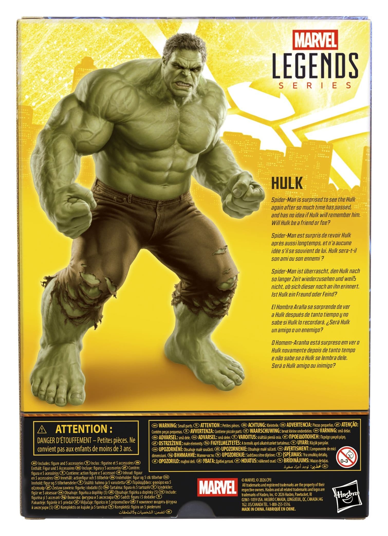 Hulk - Spider-Man: Brand New Day Marvel Legends Actionfigur 20 cm