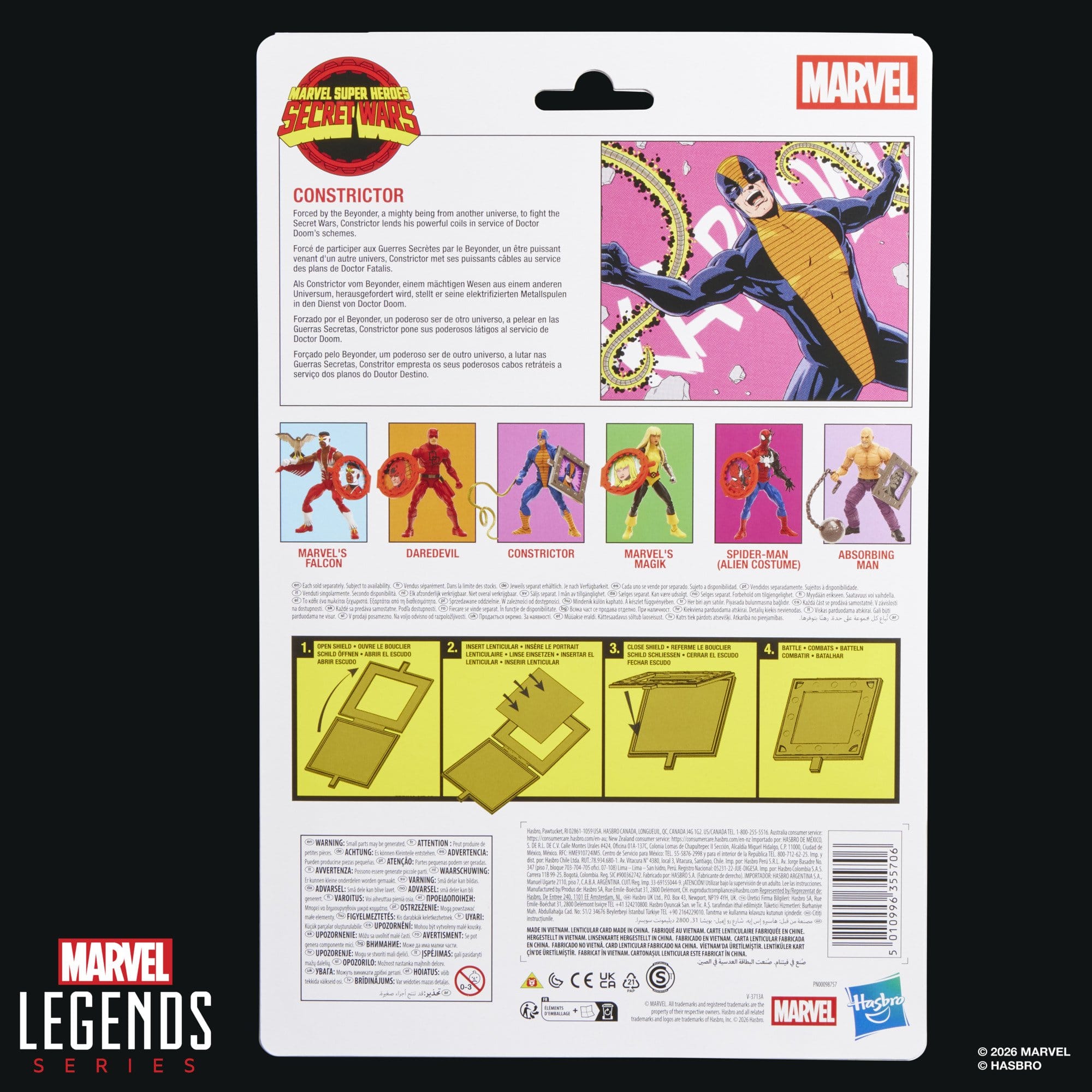 Constrictor Secret Wars Marvel Legends Actionfigur 15 cm