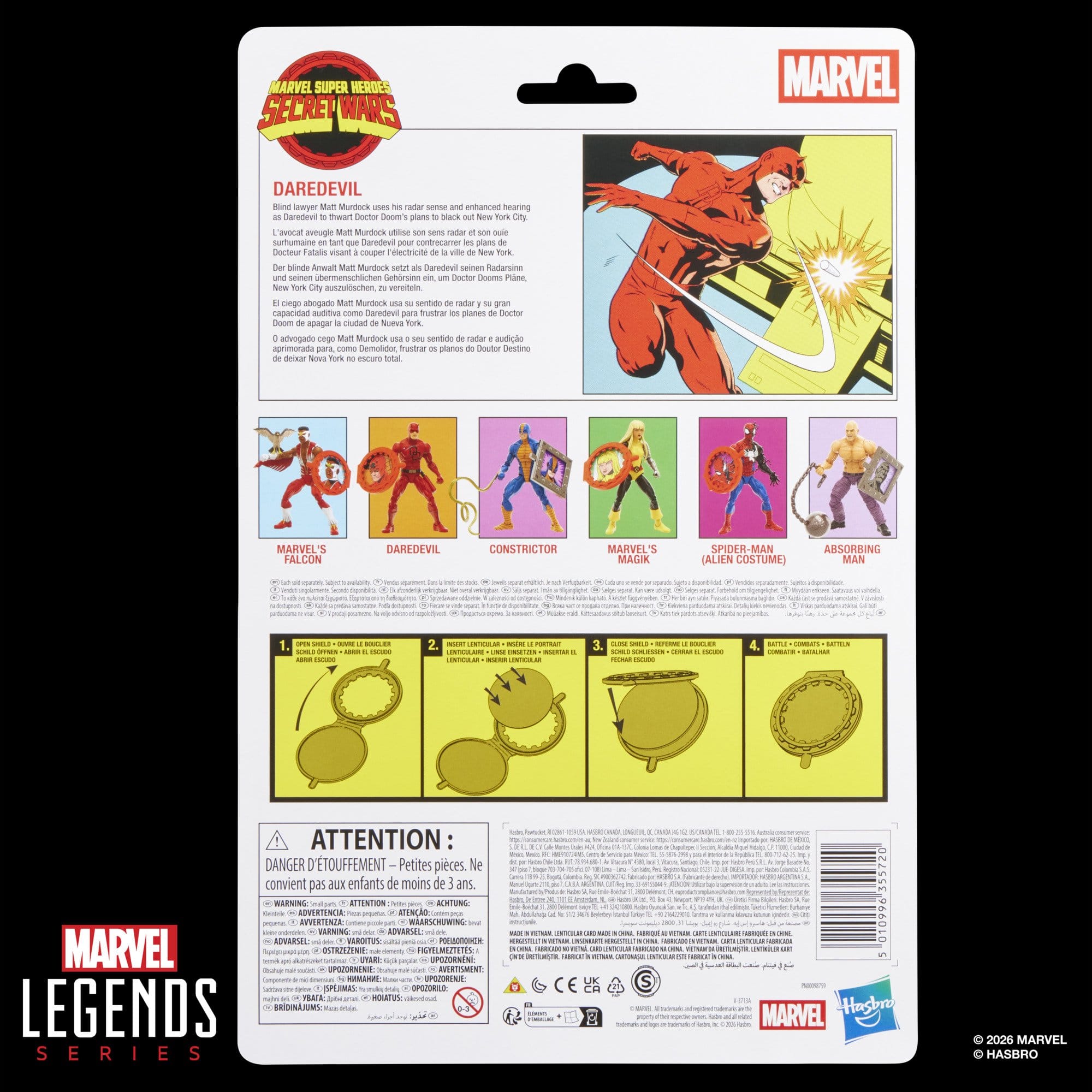 Daredevil Secret Wars Marvel Legends Actionfigur 15 cm