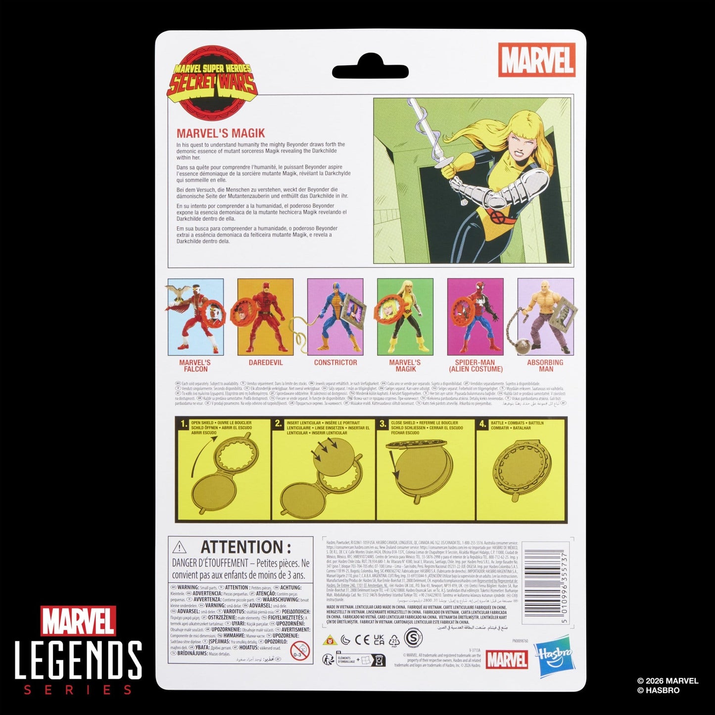 Marvel's Magik Secret Wars Marvel Legends Actionfigur 15 cm