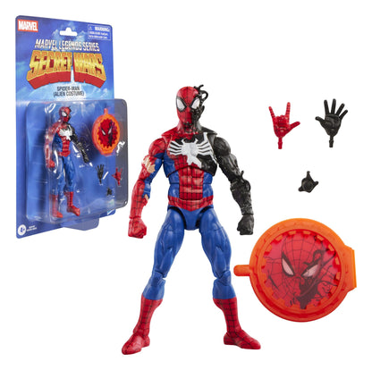Spider-Man (Alien Costume) Secret Wars Marvel Legends Actionfigur 15 cm