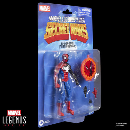 Spider-Man (Alien Costume) Secret Wars Marvel Legends Actionfigur 15 cm