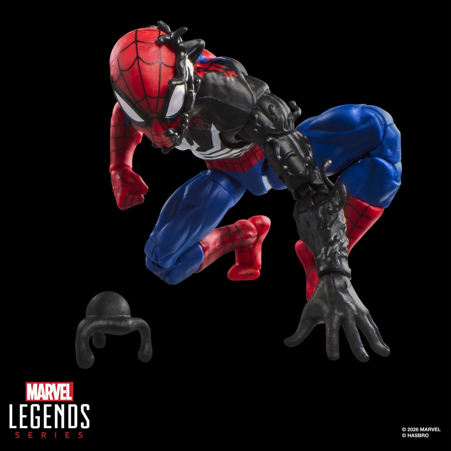 Spider-Man (Alien Costume) Secret Wars Marvel Legends Actionfigur 15 cm