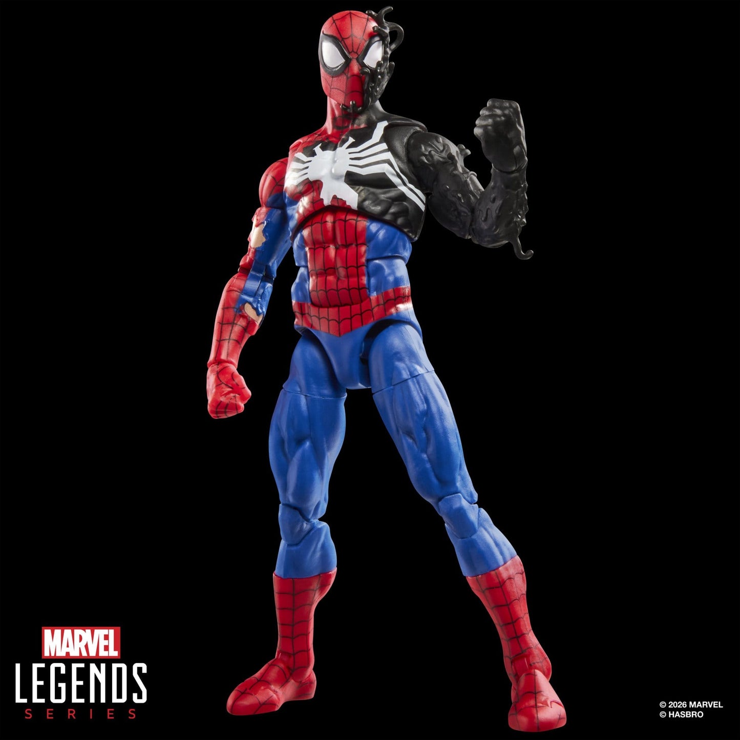 Spider-Man (Alien Costume) Secret Wars Marvel Legends Actionfigur 15 cm