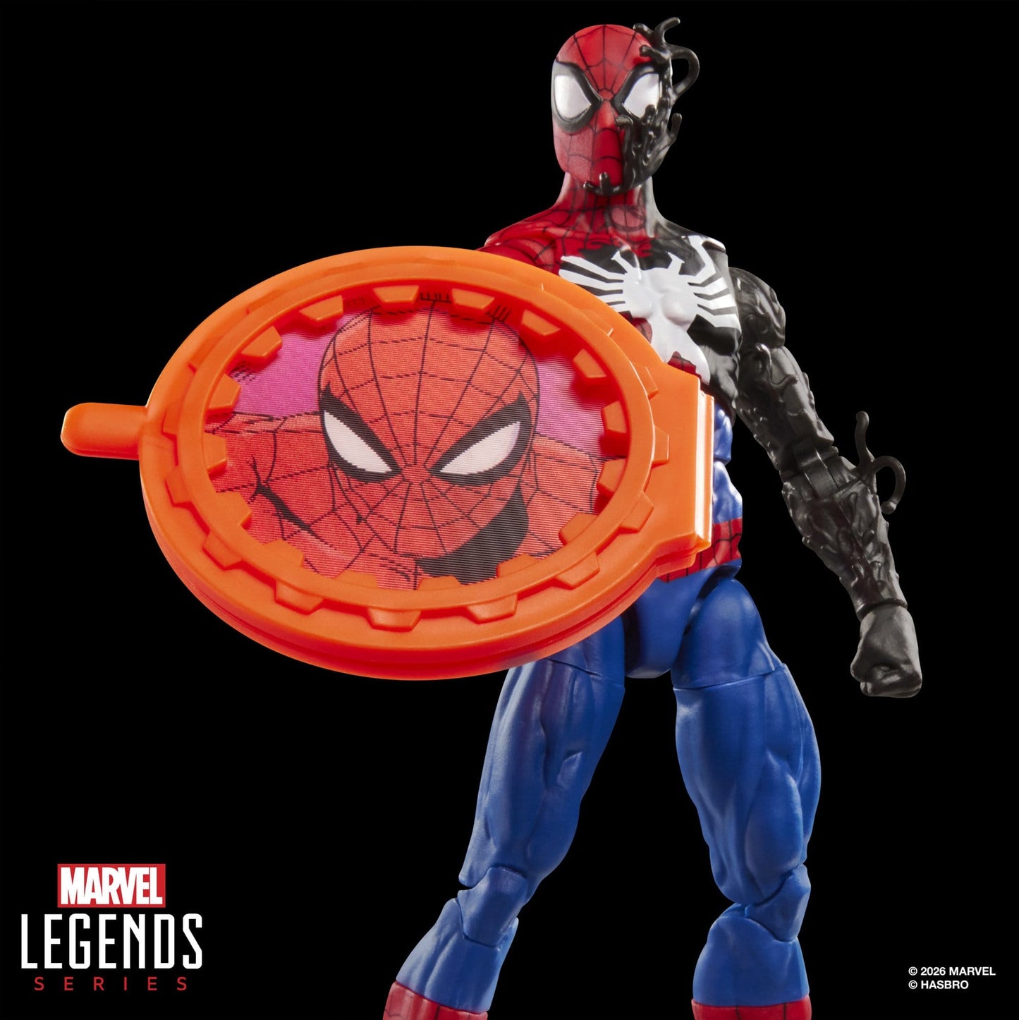 Spider-Man (Alien Costume) Secret Wars Marvel Legends Actionfigur 15 cm