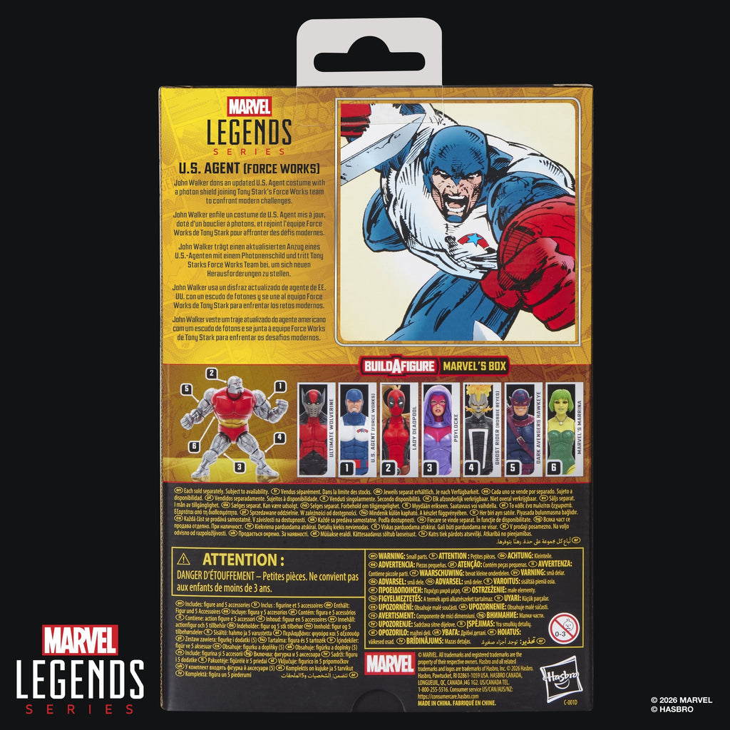 Marvel Legends Actionfigur U.S. Agent (Force Works) (BAF - Marvel's Box) 15 cm