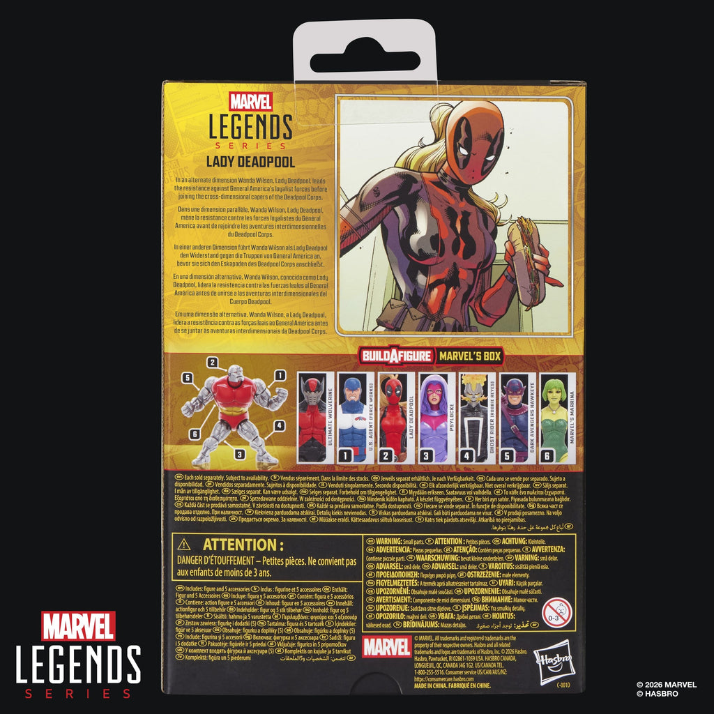 Marvel Legends Actionfigur Lady Deadpool (BAF - Marvel's Box) 15 cm