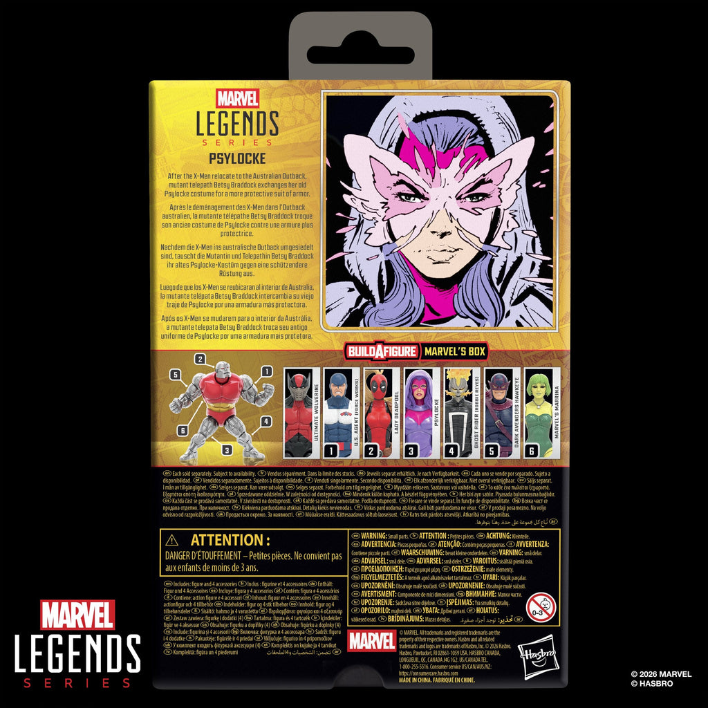Marvel Legends Actionfigur Psylocke (BAF - Marvel's Box) 15 cm