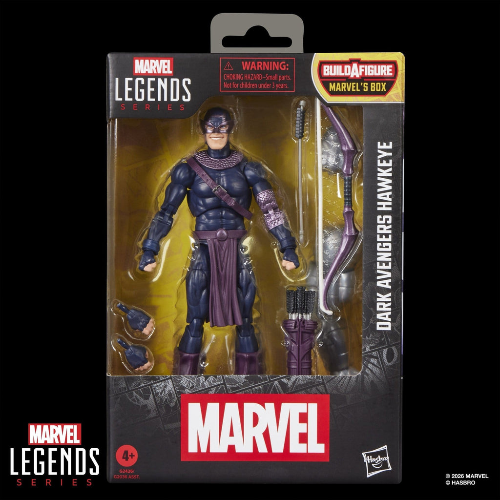 Marvel Legends Actionfigur Dark Avengers Hawkeye (BAF - Marvel's Box) 15 cm