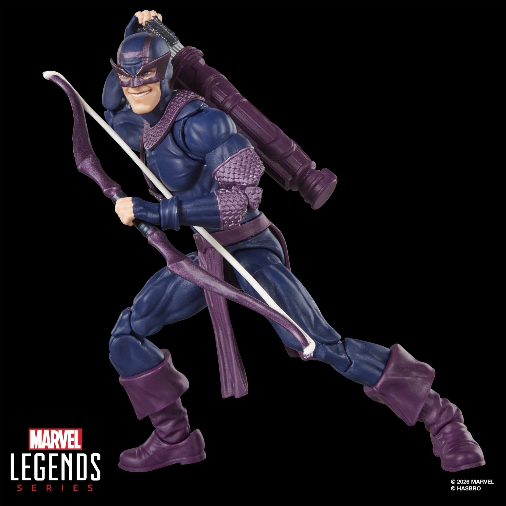 Marvel Legends Actionfigur Dark Avengers Hawkeye (BAF - Marvel's Box) 15 cm