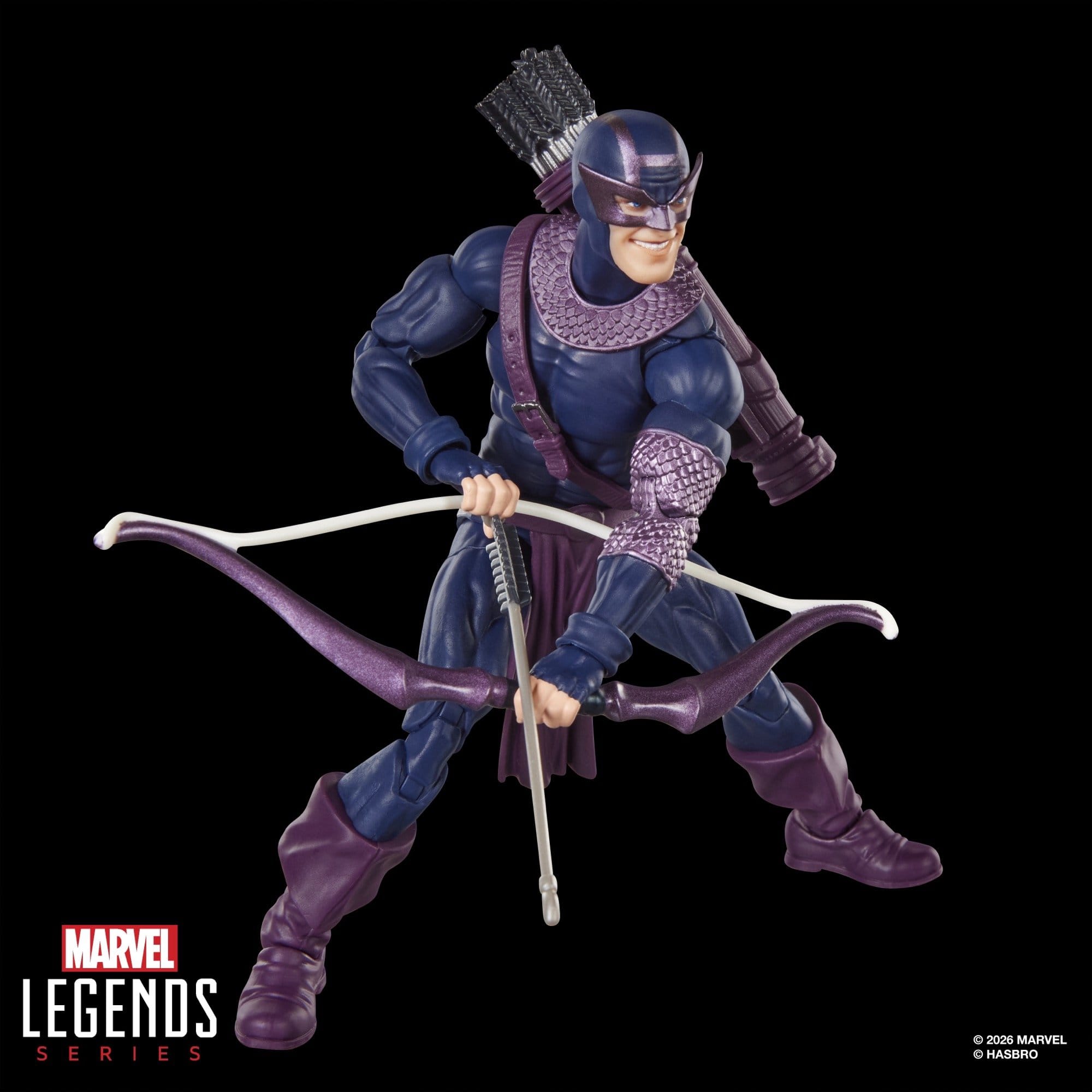 Marvel Legends Actionfigur Dark Avengers Hawkeye (BAF - Marvel's Box) 15 cm