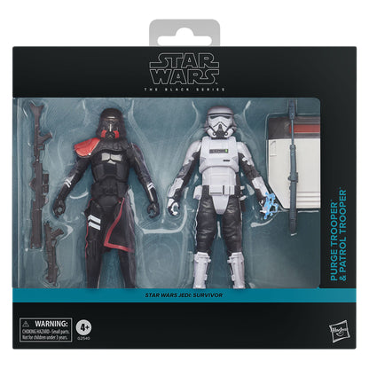 Purge Trooper & Patrol Trooper Star Wars Jedi- Survivor Black Series Actionfiguren 2er-Pack 15 cm