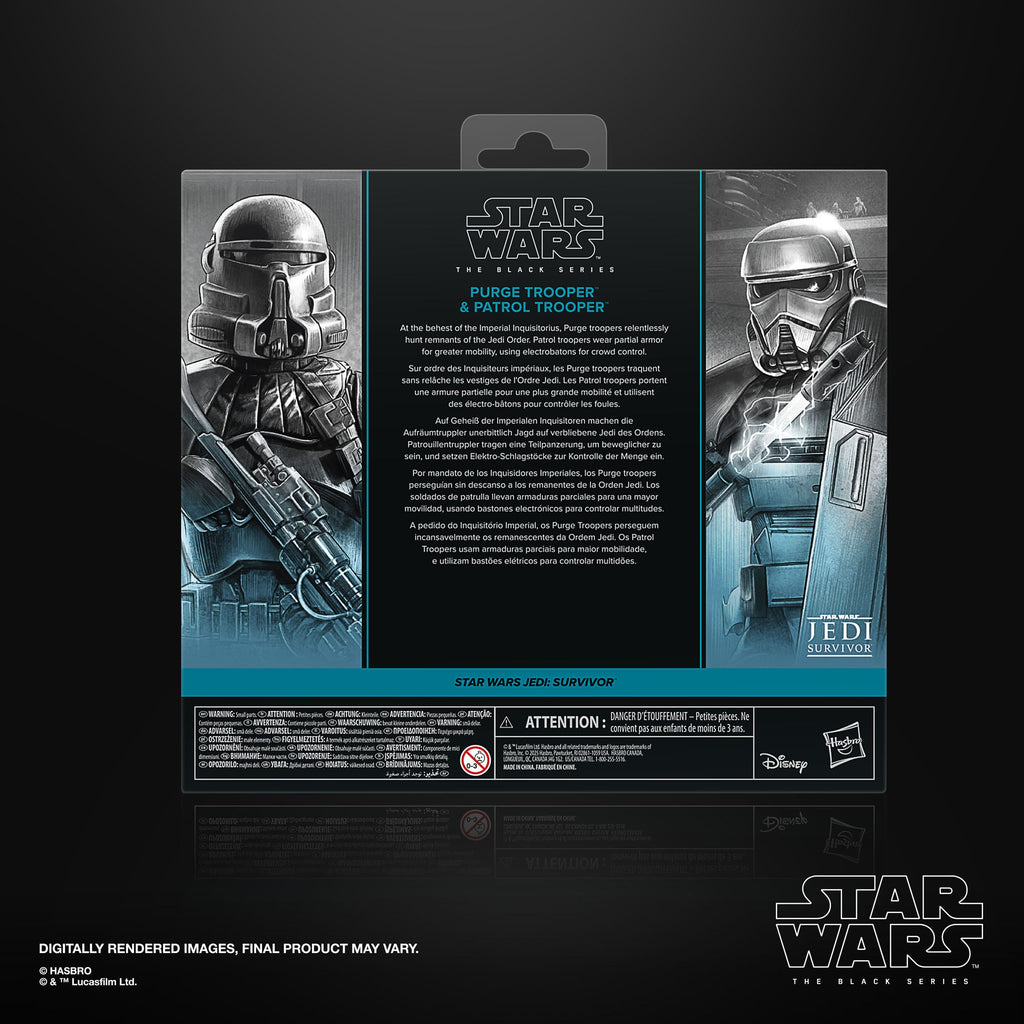 Purge Trooper & Patrol Trooper Star Wars Jedi- Survivor Black Series Actionfiguren 2er-Pack 15 cm