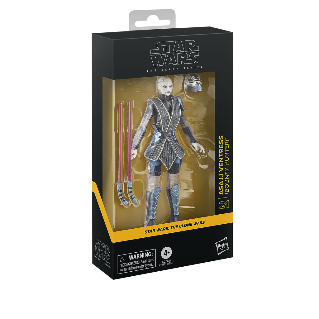 Asajj Ventress (Bounty Hunter) Star Wars: The Clone Wars - Black Series Action Figure 15 cm