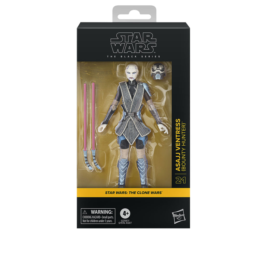 Asajj Ventress (Bounty Hunter) Star Wars: The Clone Wars - Black Series Action Figure 15 cm