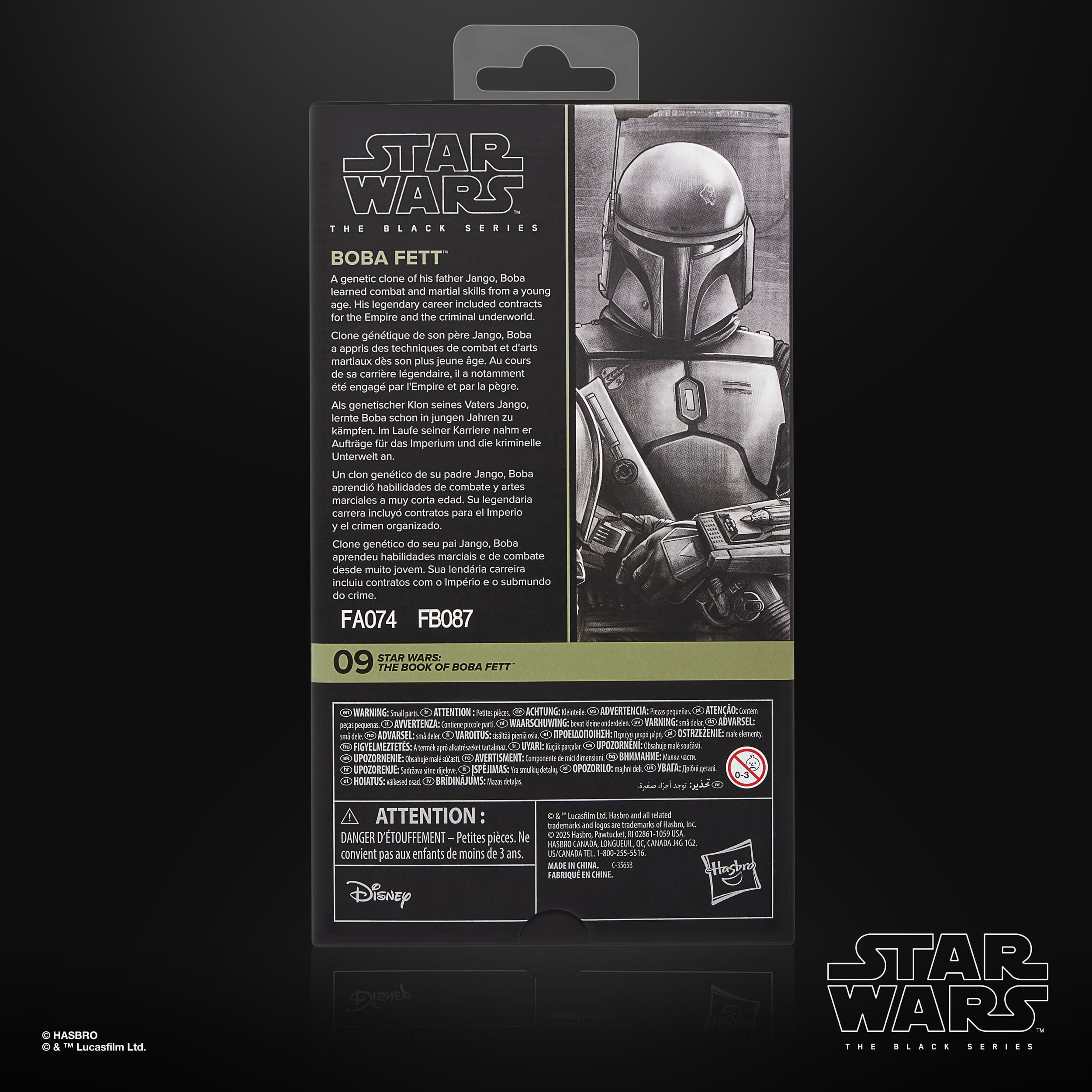 Boba Fett Star Wars- The Book of Boba Fett Black Series Action Figure 15 cm
