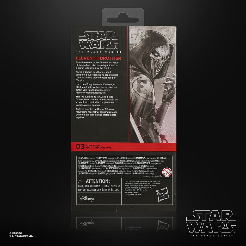 Eleventh Brother - Star Wars - Maul - Shadow Lord Black Series Actionfigur 15 cm