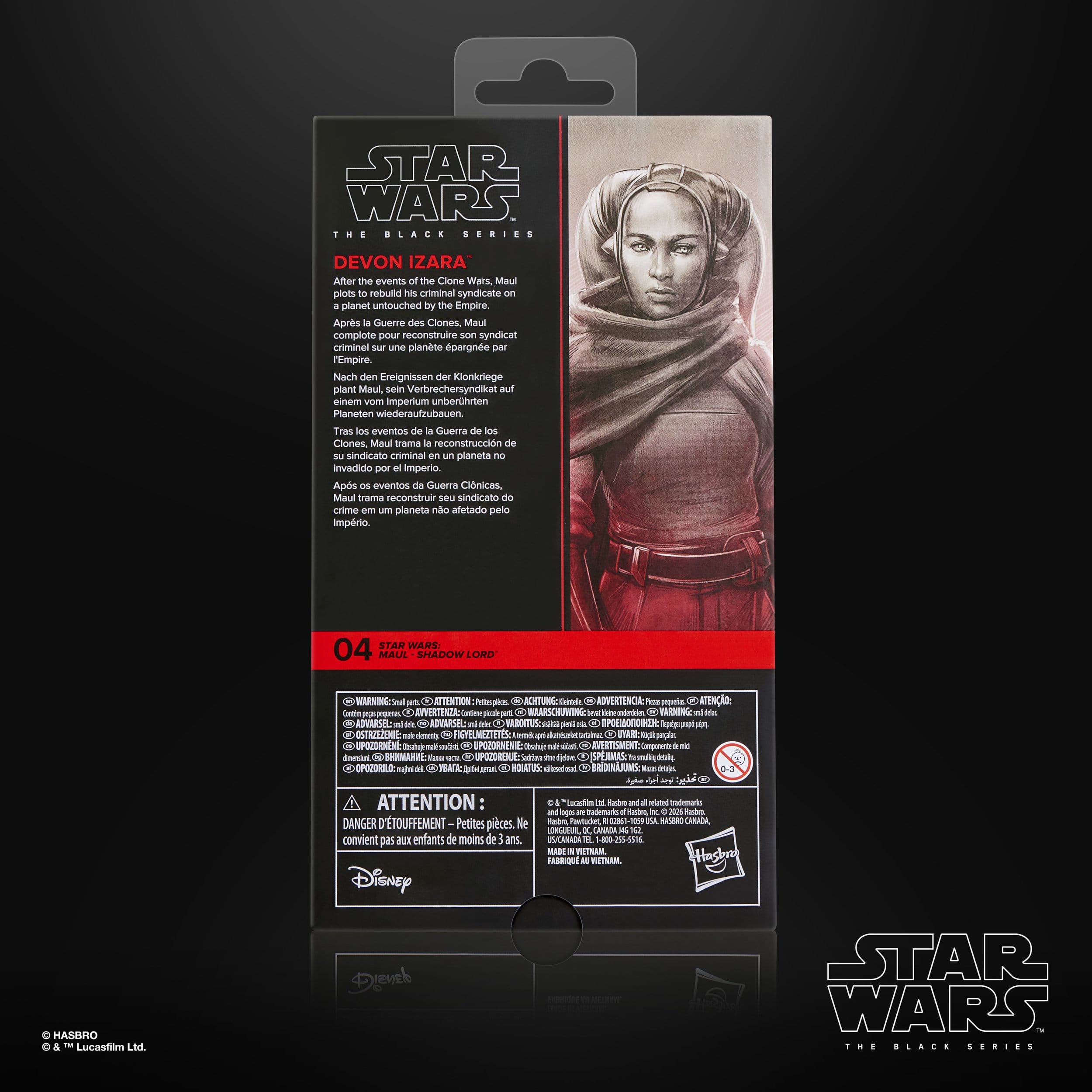Devon Izara - Star Wars - Maul - Shadow Lord Black Series Actionfigur 15 cm