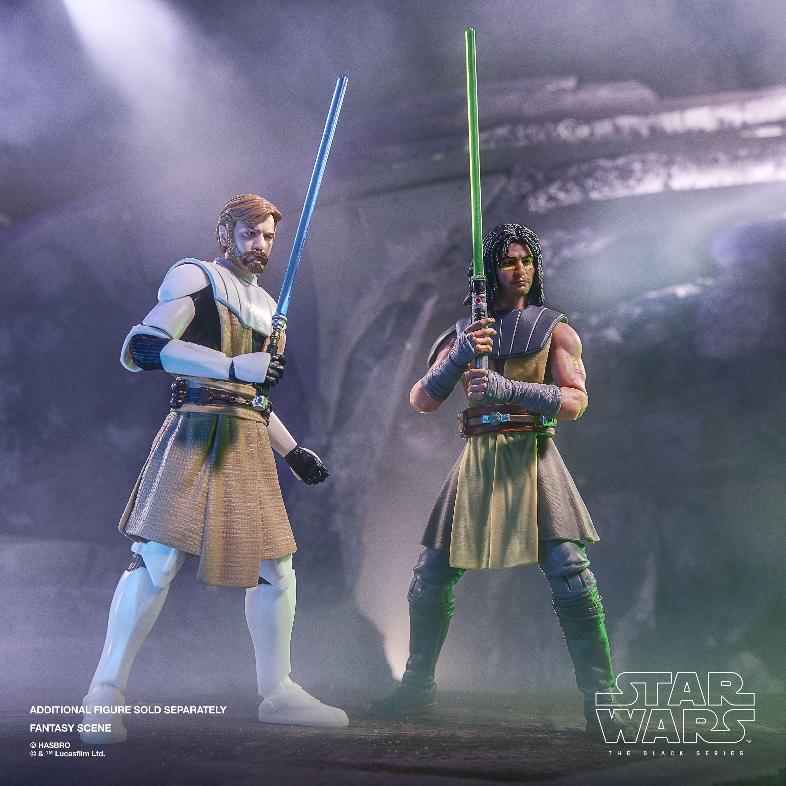 Qunlan Vos Star Wars- The Clone Wars Black Series Actionfigur 15 cm