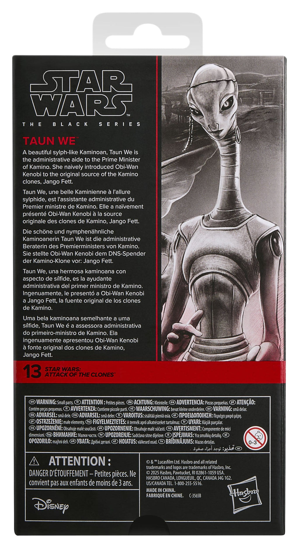 Taun We Star Wars Episode II Black Series Actionfigur 15 cm