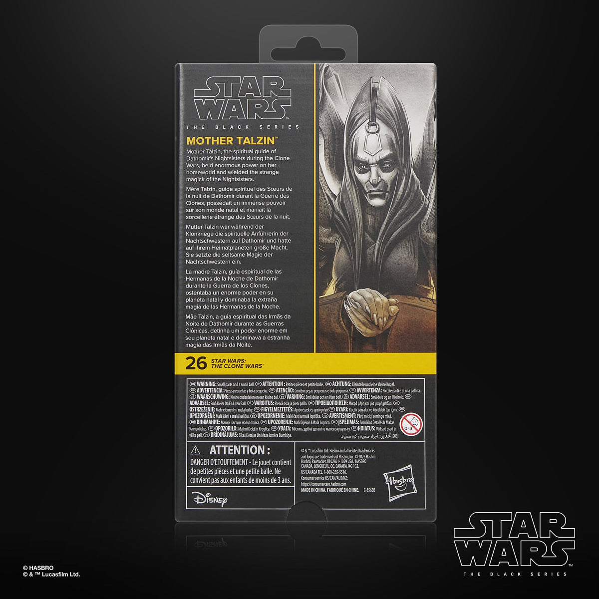 Star Wars - The Clone Wars Black Series Actionfigur Mother Talzin 15 cm