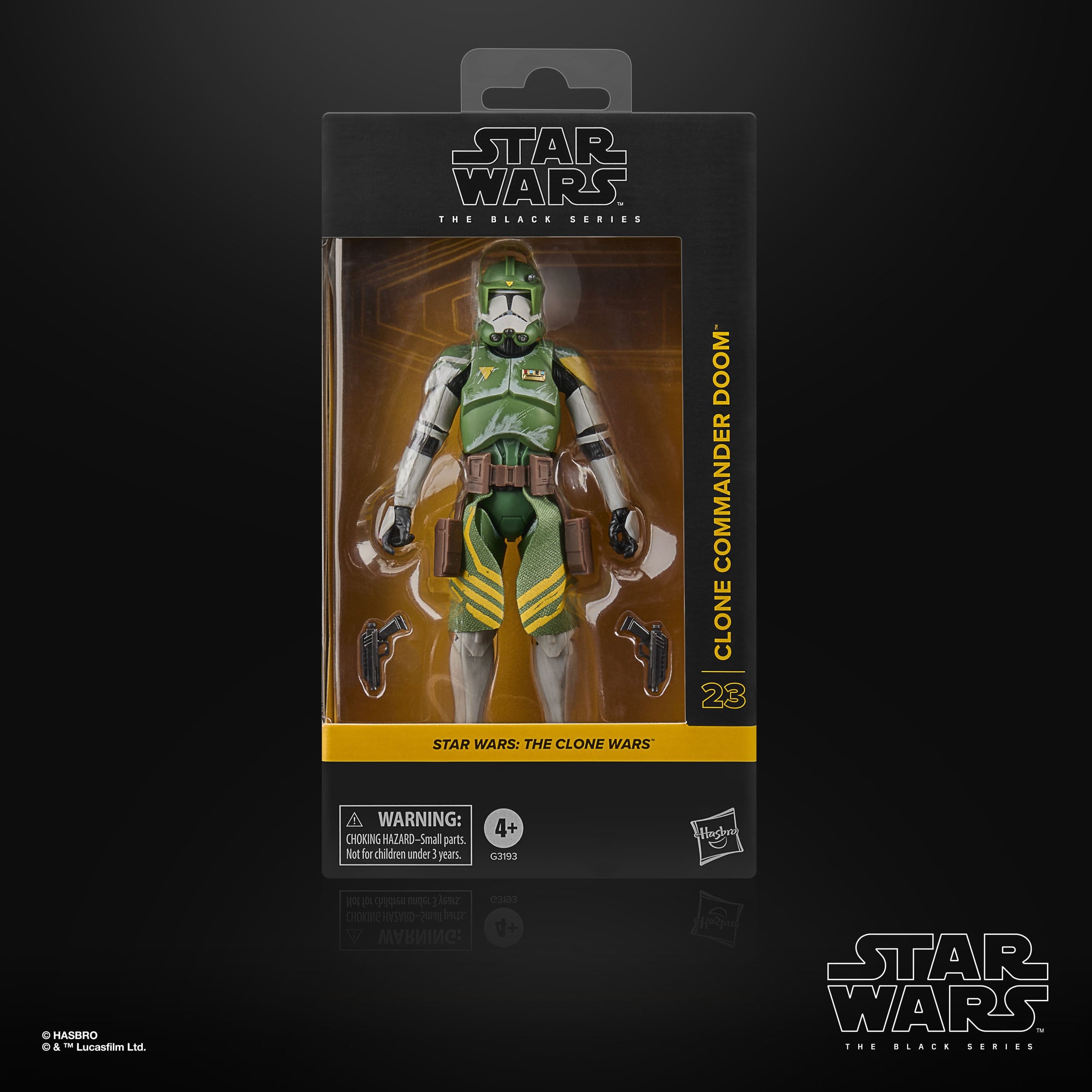 Clone Commander Doom - Star Wars - The Clone Wars Black Series Actionfigur 15 cm