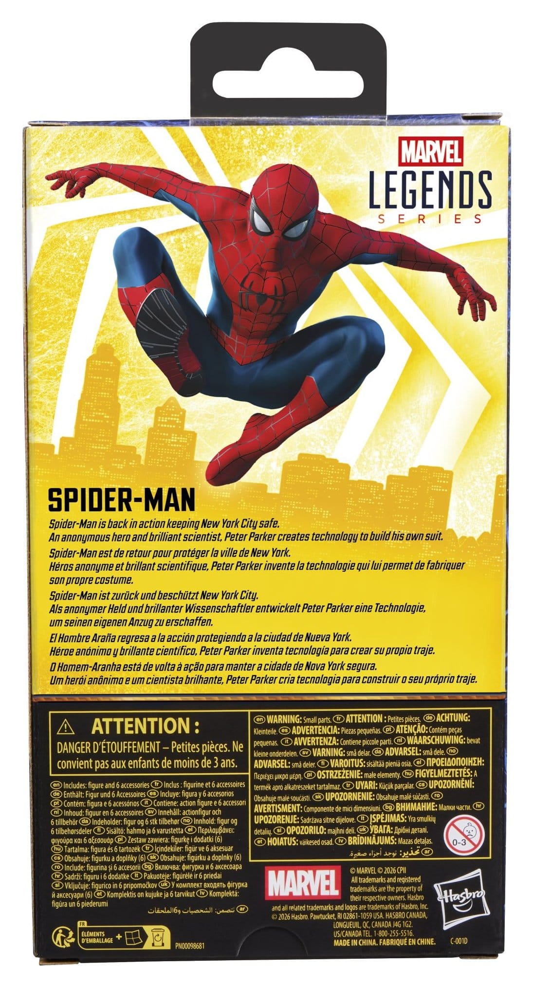 Spider-Man - Brand New Day Marvel Legends Actionfigur Spider-Man 15 cm